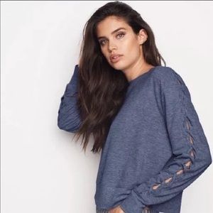 Victoria’s Secret Braided Sleeve Pullover Sweater